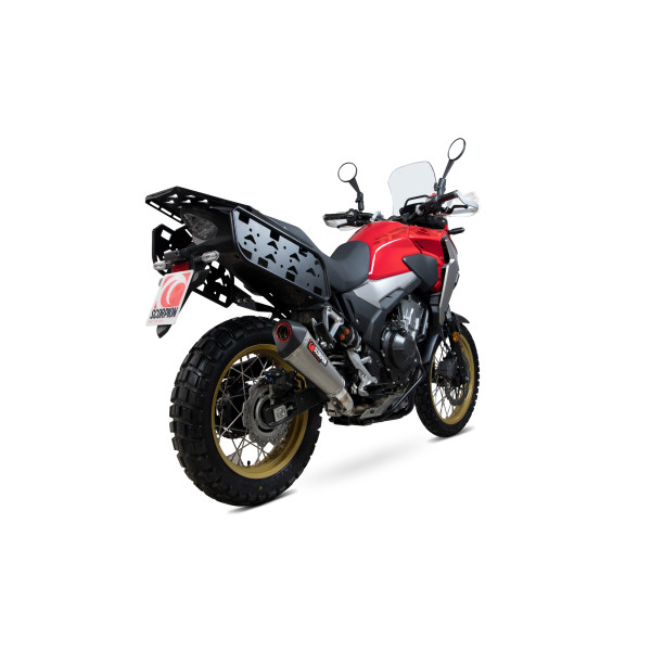 Scorpion Exhaust Honda CB500 X 2019 - 2023 Serket Taper Slip-on  Titanium Sleeve